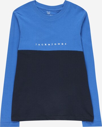 T-Shirt 'COPENHAGEN' Jack & Jones Junior en bleu : devant