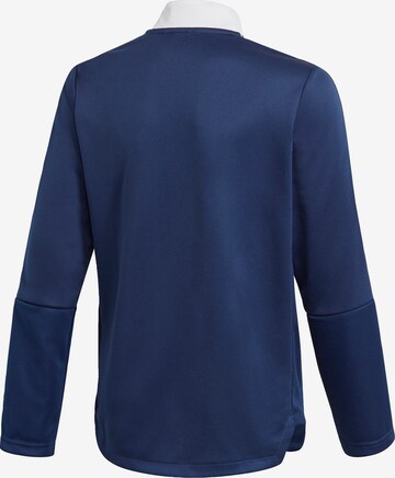 ADIDAS PERFORMANCE Skinny Athletic Jacket in Blue