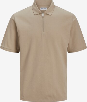 T-Shirt 'Mac' JACK & JONES en beige : devant