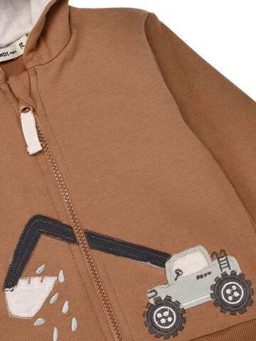 BONDI Sweatjacke‌‌‌‌‌‌‌‌ in Braun: Vorderseite