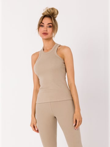 made of emotion - Top en beige: frente