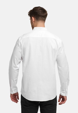 JEFF Comfort fit Button Up Shirt 'Silvwin' in White