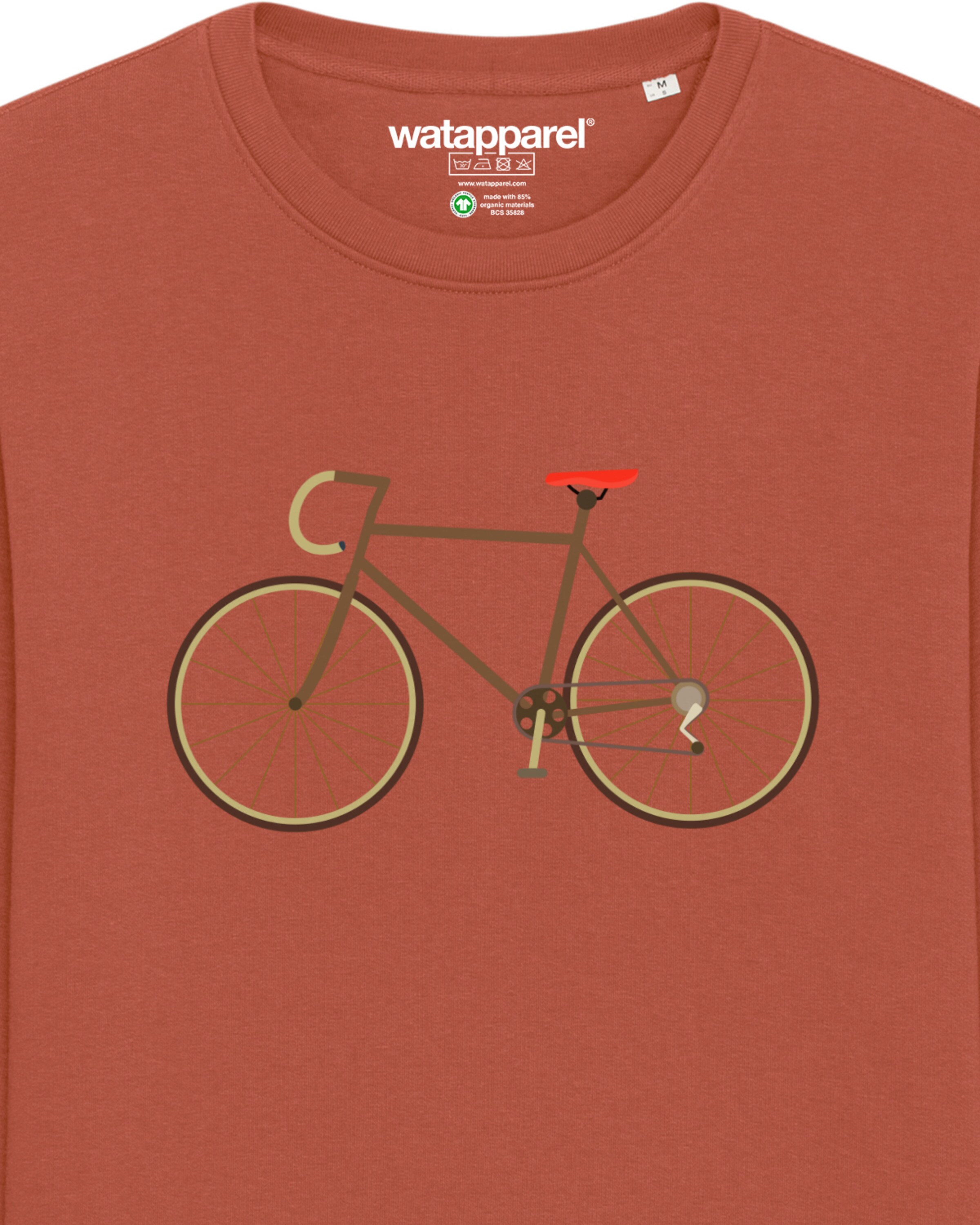 Sweat-shirt ' Fahrrad ' Watapparel en marron