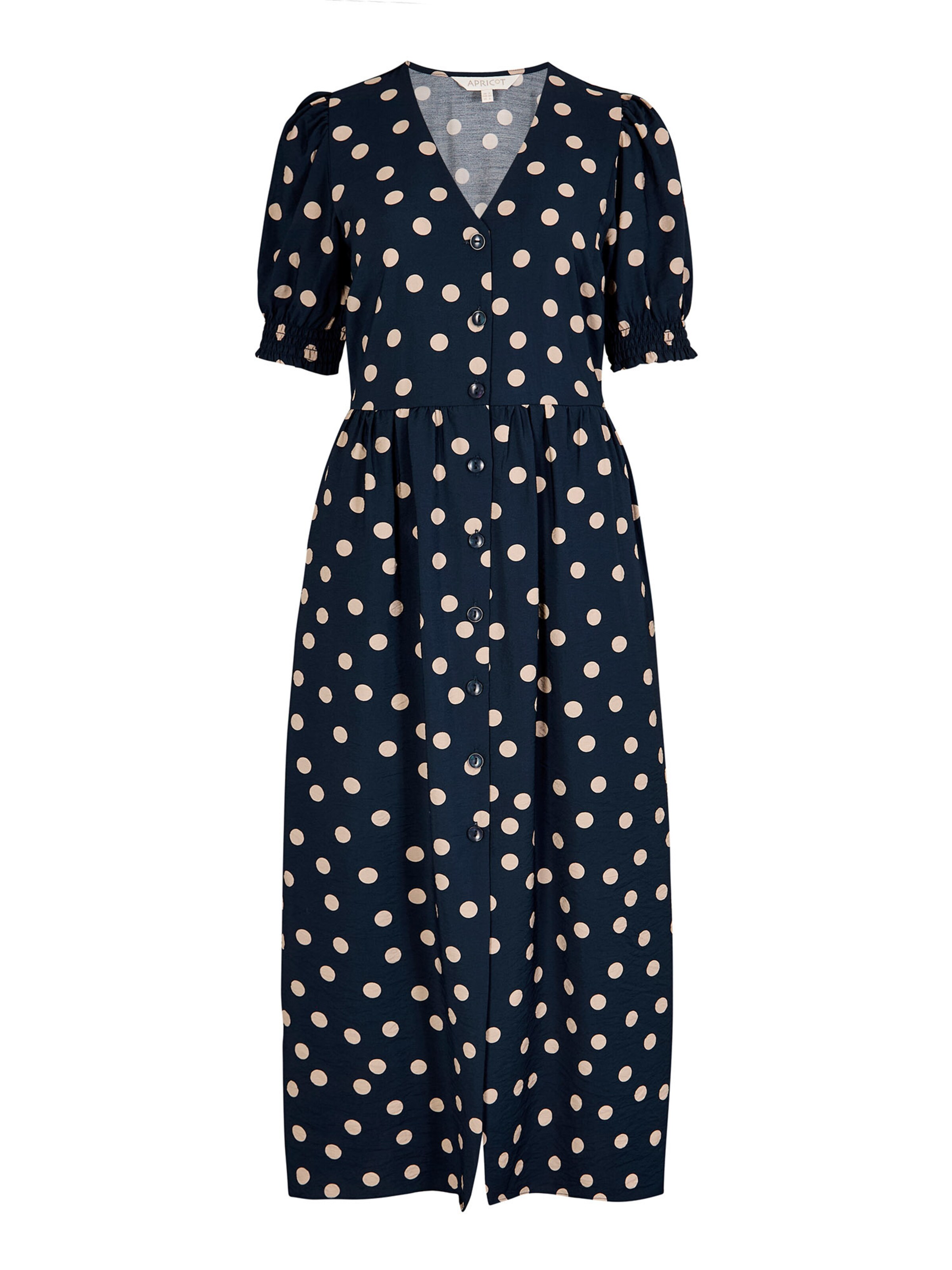 Robe ' ' Apricot en bleu : devant