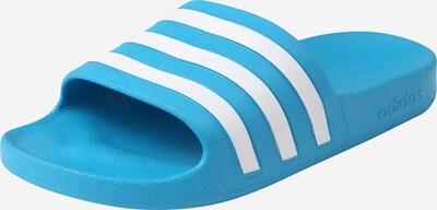 Flip-flops 'Adilette Aqua' ADIDAS SPORTSWEAR pe azur / alb, Vizualizare produs