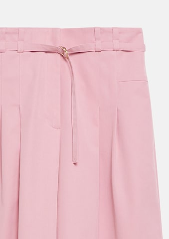 Wide Leg Pantalon COMMA en rose