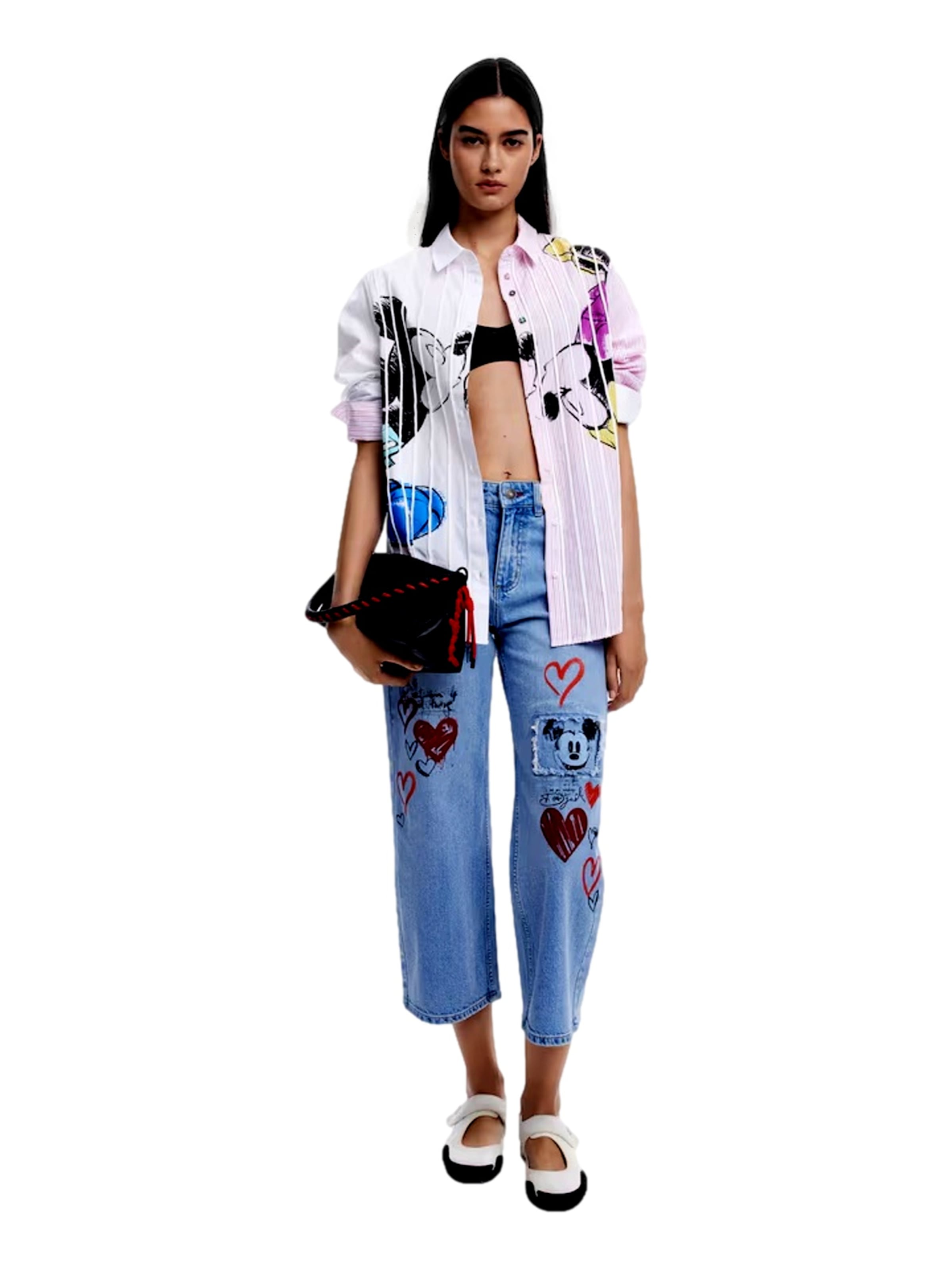 Desigual - Malas de tiracolo 'All Mickey Naron Medi ' em preto