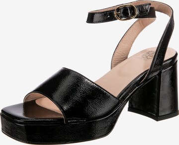 Apple of Eden Sandal 'Verona 1' i svart: framsida