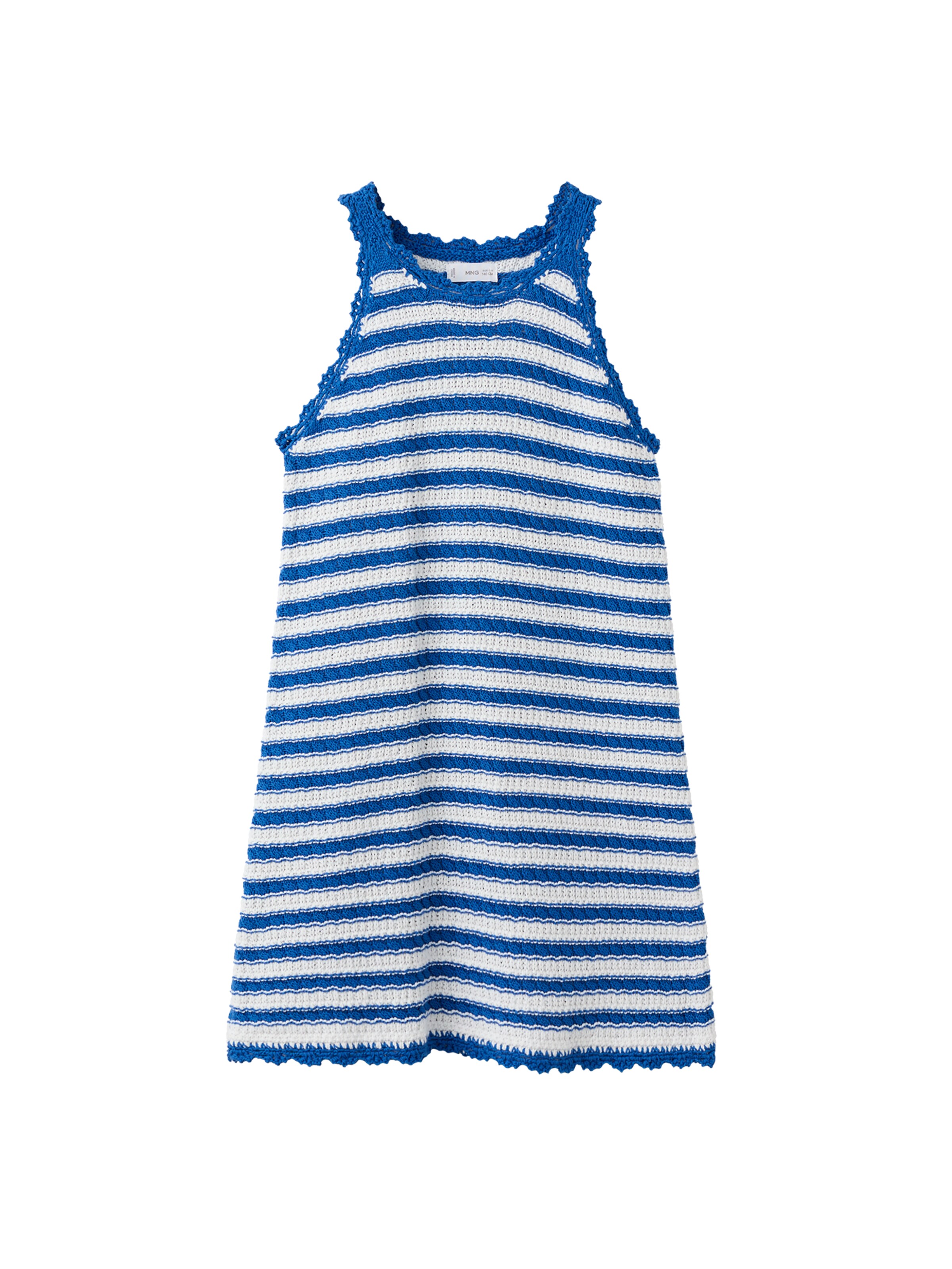 Rochie 'Margot' de la MANGO KIDS pe albastru: față