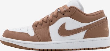 Baskets basses 'AIR JORDAN 1' Jordan en marron : devant