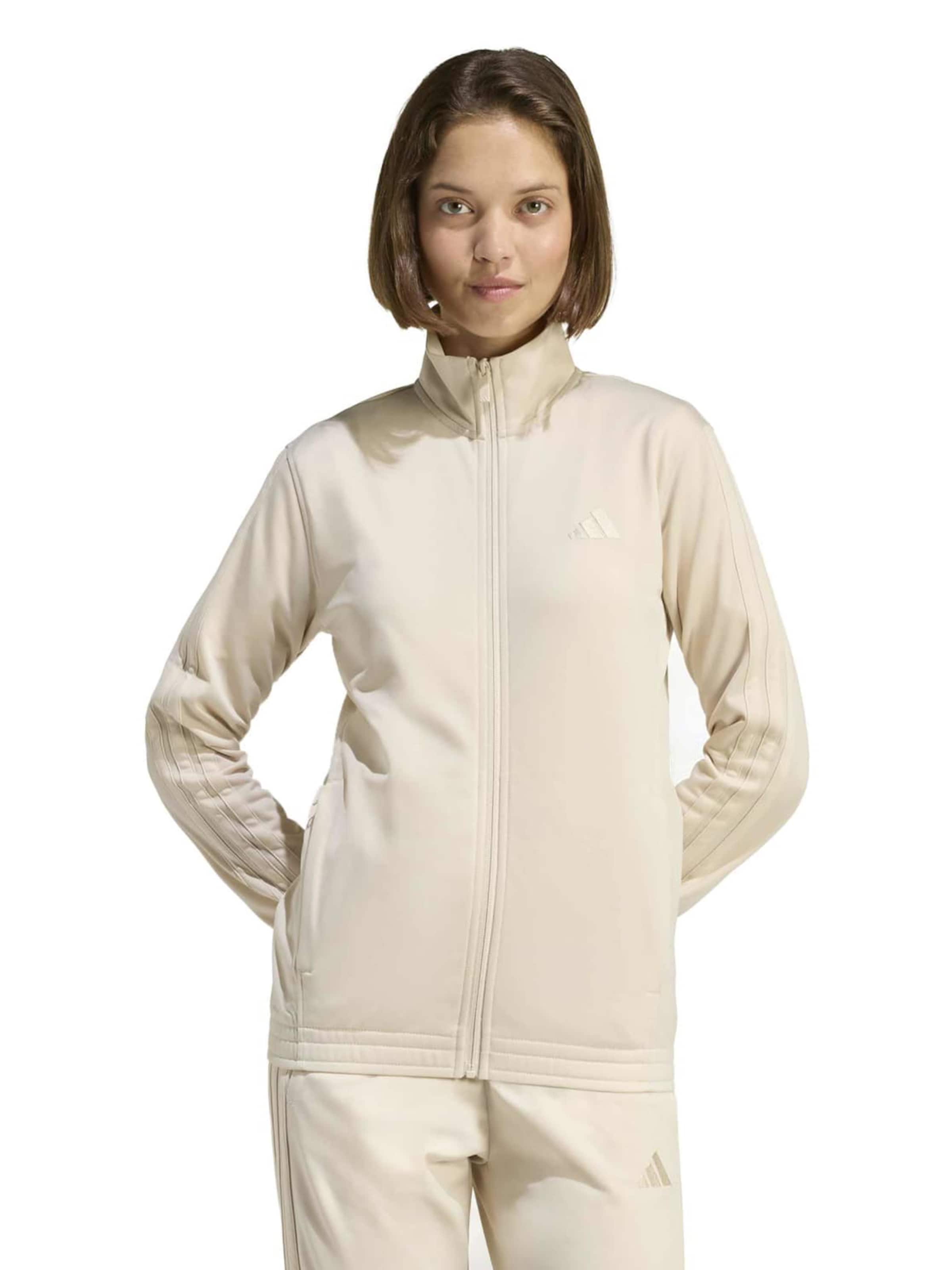 ADIDAS SPORTSWEAR Спортивная куртка 'TRIC' в Бежевый: спереди