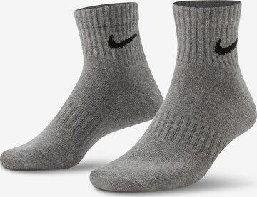 NIKE Обычный Спортивные носки в Серый