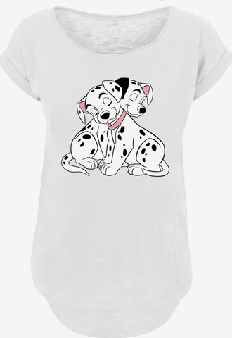 F4NT4STIC T-Shirt 'Disney 101 Dalmatiner Puppy Love' in Grau: predná strana