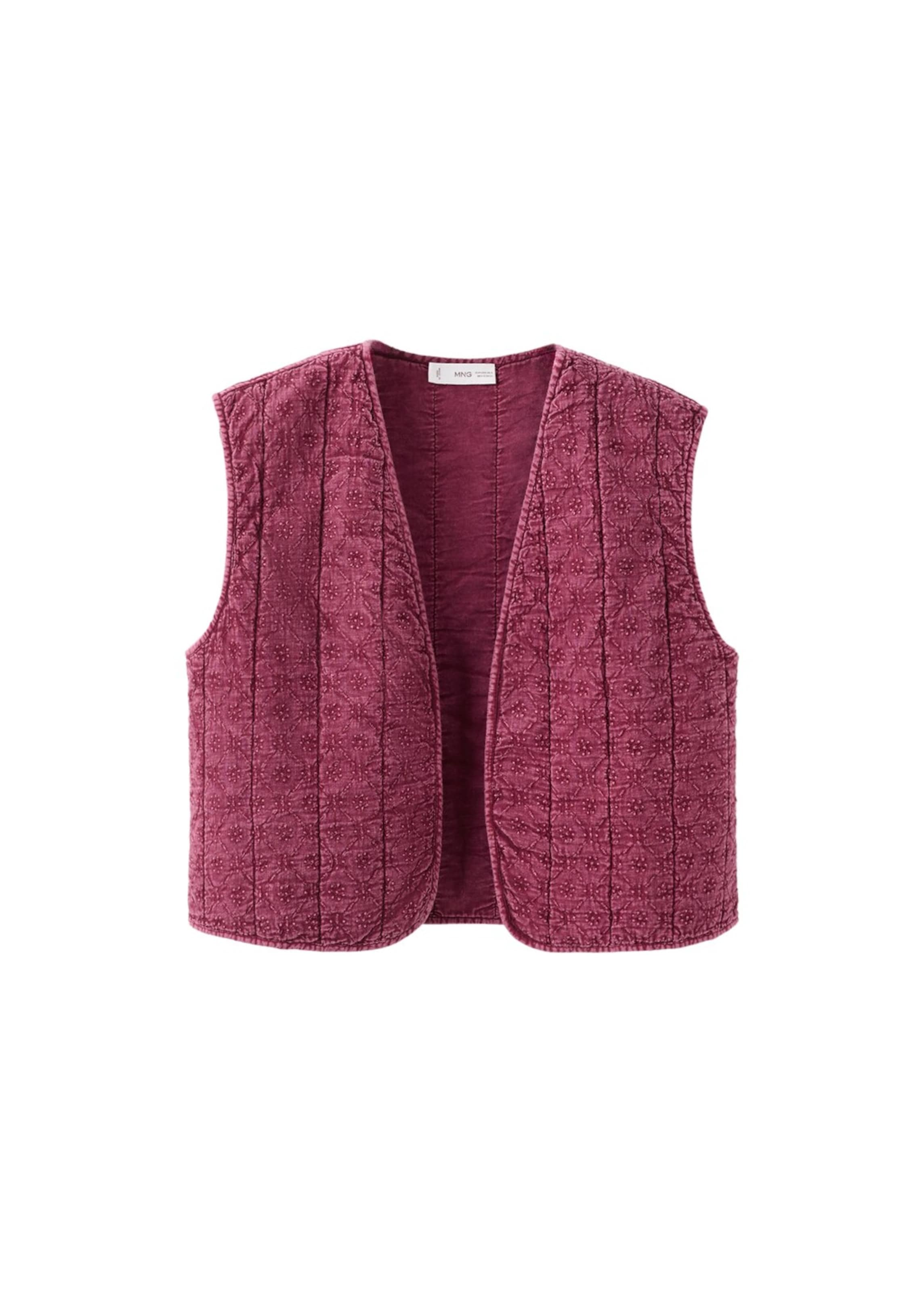 MANGO TEEN Vest 'Lina' in Red: front