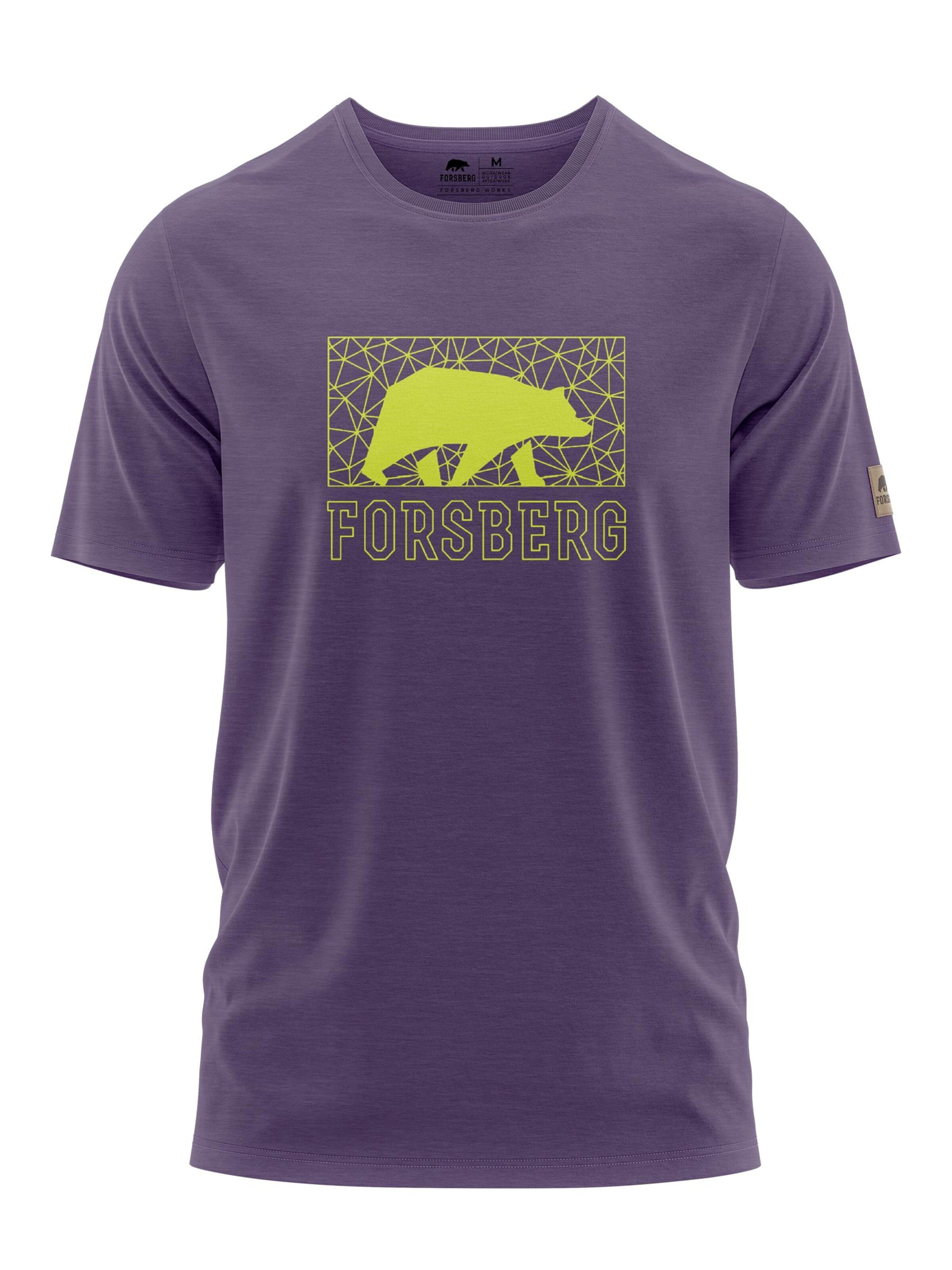FORSBERG Shirt in Purple: front