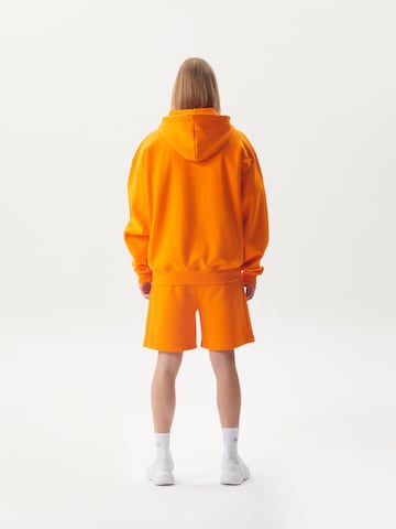 Ossy Homer Sweatshirt 'Zip Hoodie Heavy Cotton 450 Gsm' in Orange
