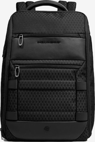 Piquadro Rucksack in Schwarz: Vorderseite