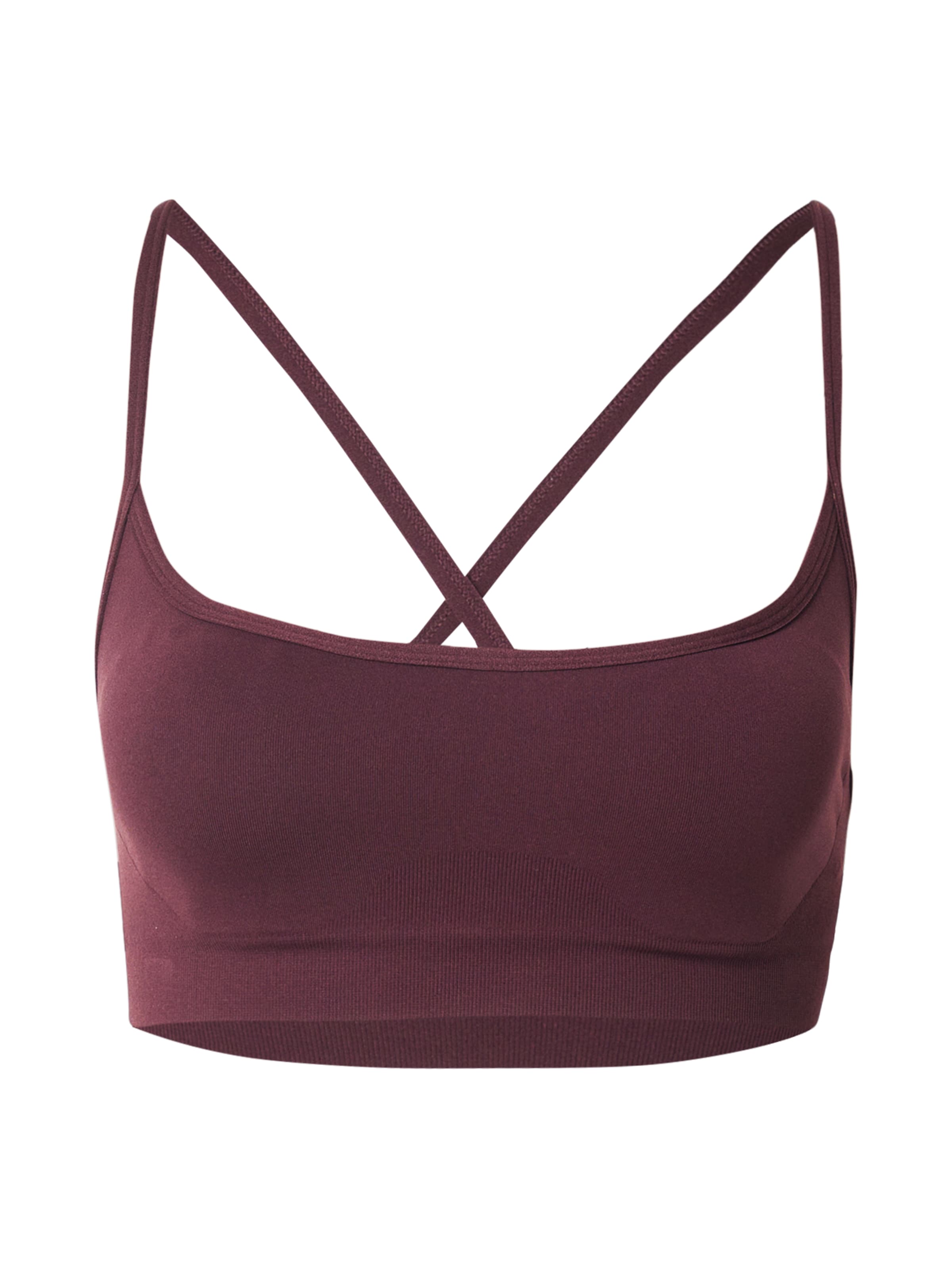 Bustier Soutien-gorge de sport Fabletics en rouge : devant