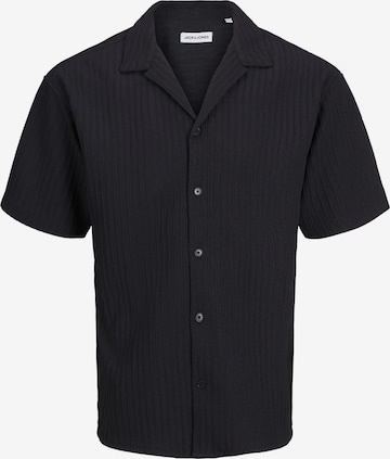 JACK & JONES Overhemd 'JJMASSIMO' in Zwart: voorkant