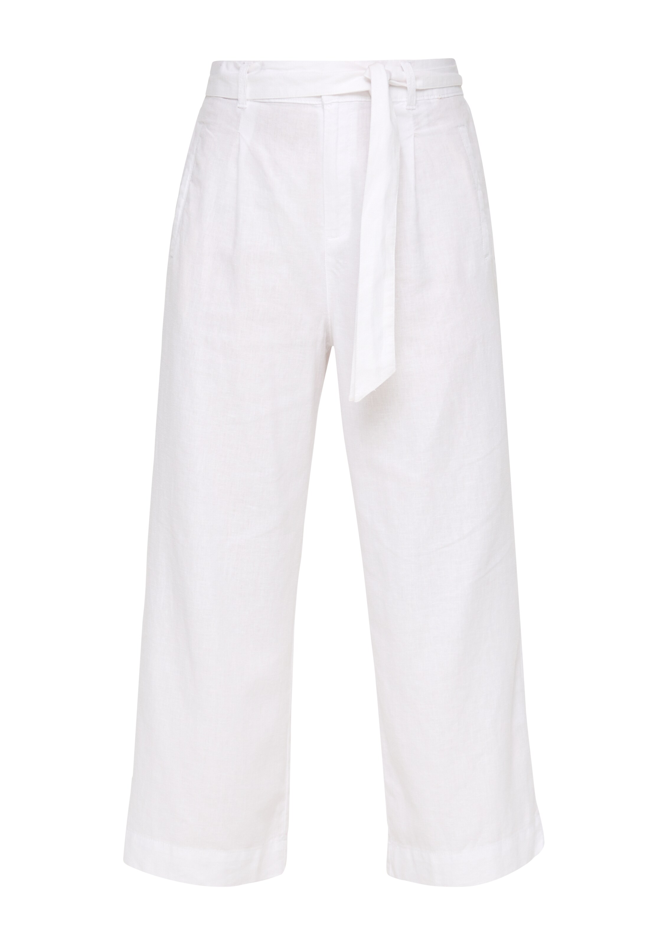 s.Oliver Laiad sääred Püksid, värv valge: eest vaates