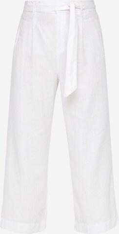 s.Oliver Wide leg Pants in White: front