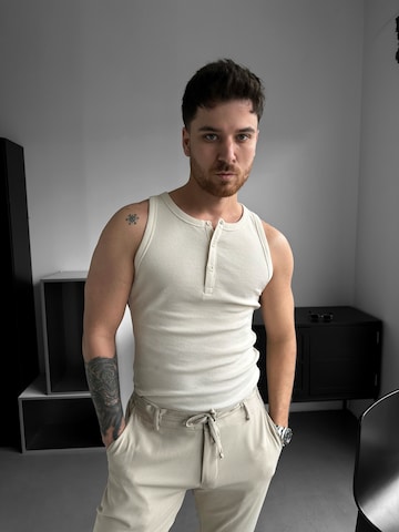 Kleidermafia - Camiseta en beige: frente