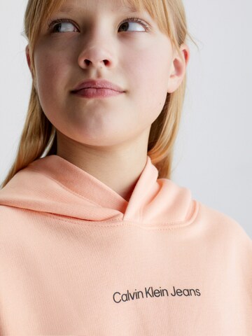 Sweat-shirt Calvin Klein Jeans en rose