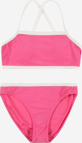 Abercrombie & Fitch Bustier Bikini 'MAY' in Pink: predná strana