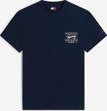 Maglietta 'SIGN FLAG' di Tommy Jeans in blu: frontale