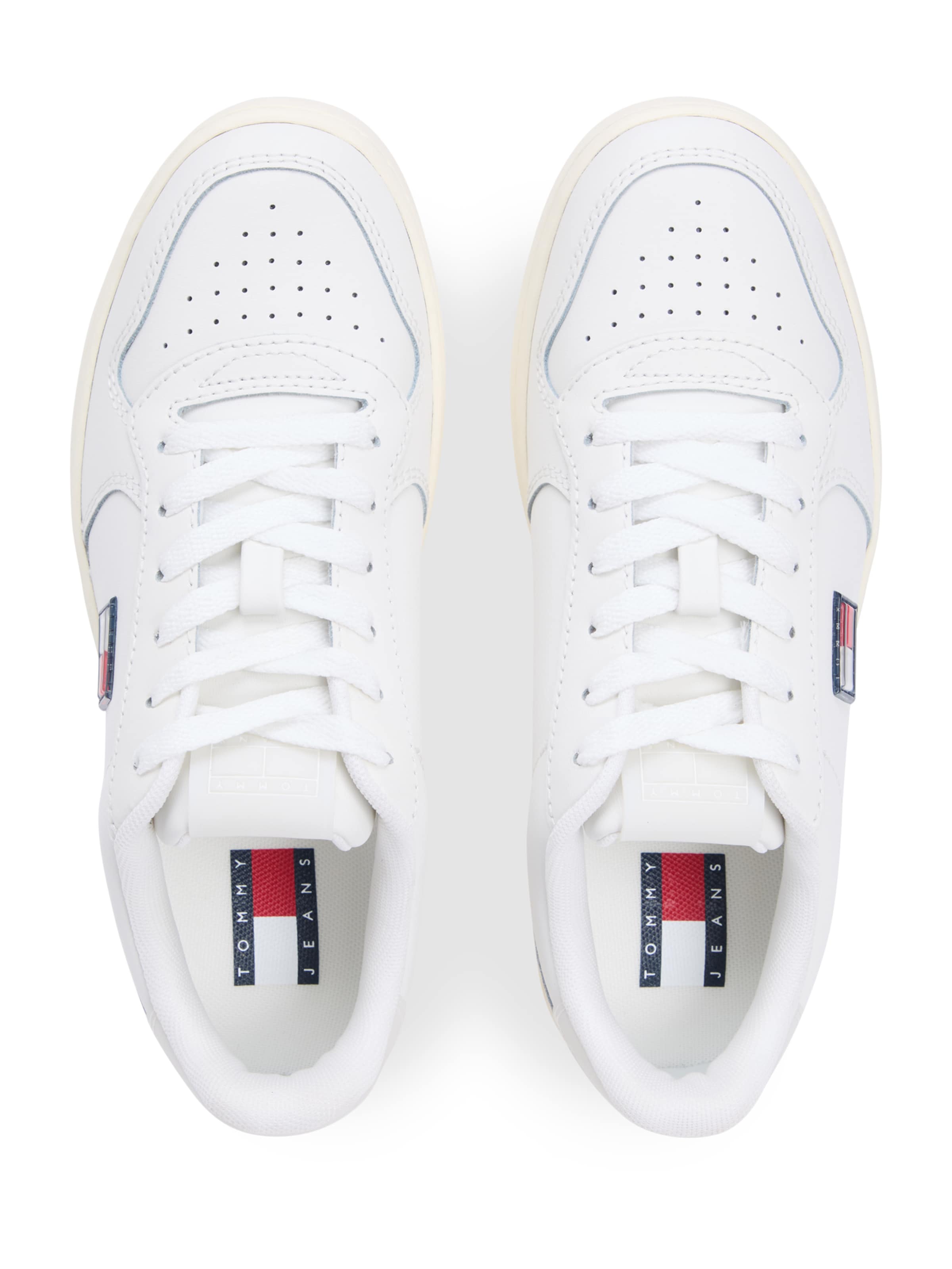 Sneaker low 'BASKET' de la Tommy Jeans pe alb