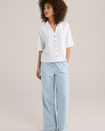 Chemisier WE Fashion en blanc