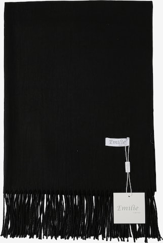 Emilie collection Sjaal 'Pashmina scarf' in Zwart: voorkant