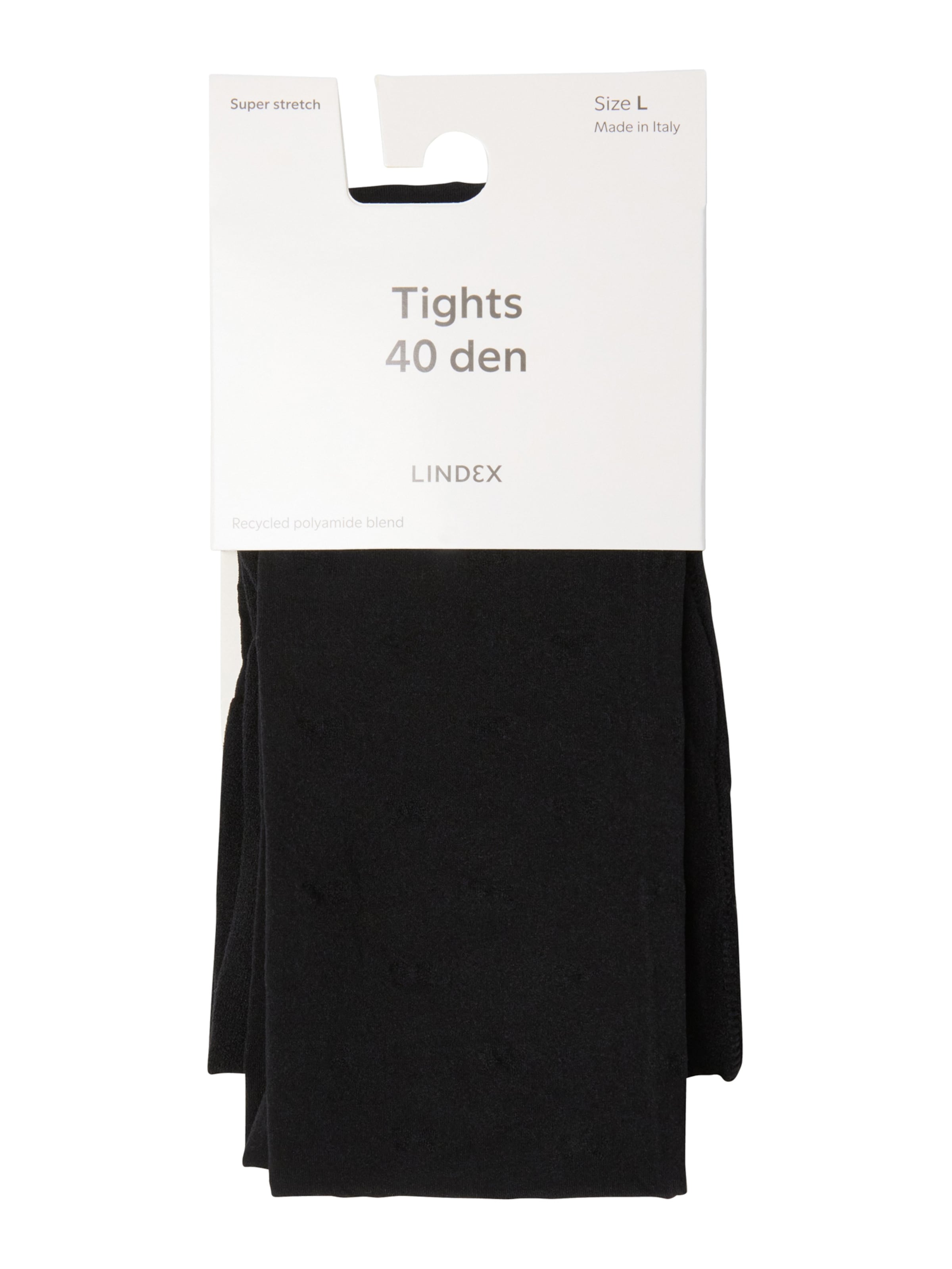 Collant Lindex en noir : devant