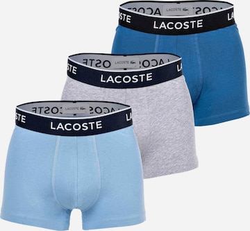 Boxers LACOSTE en bleu : devant