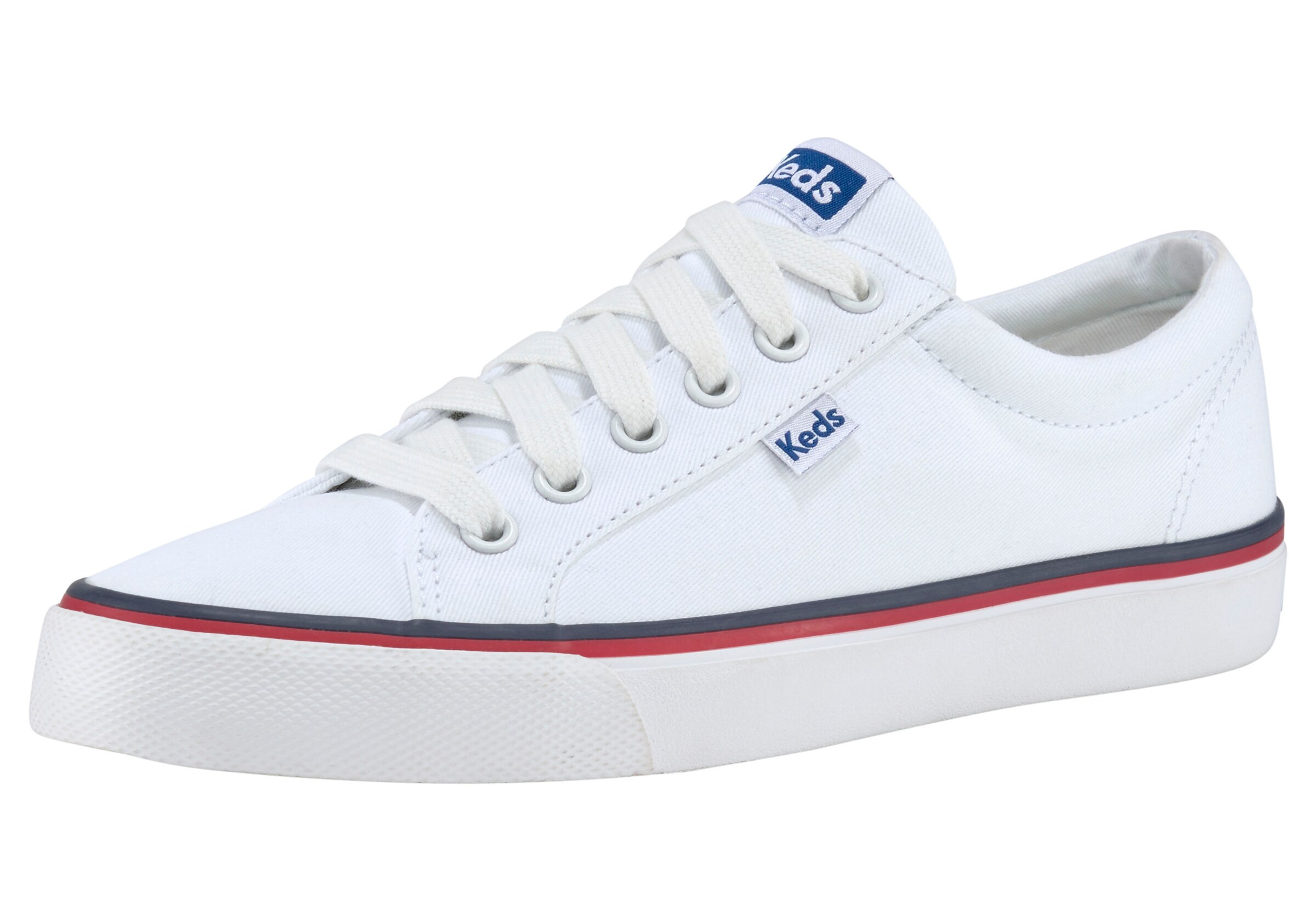 Baskets basses KEDS en blanc : devant