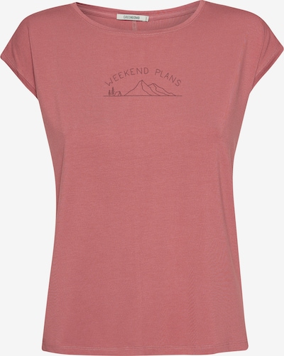 GREENBOMB T-Shirt 'Timid Weekend Plans' in XS in altrosa, Produktansicht