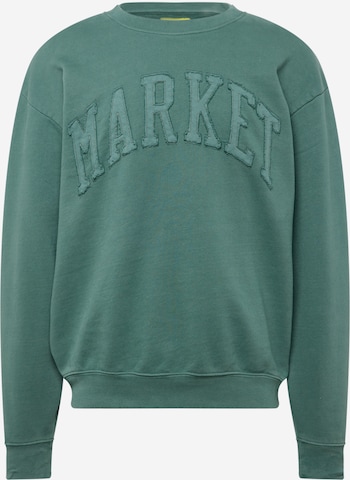 MARKET - Sweatshirt em verde: frente