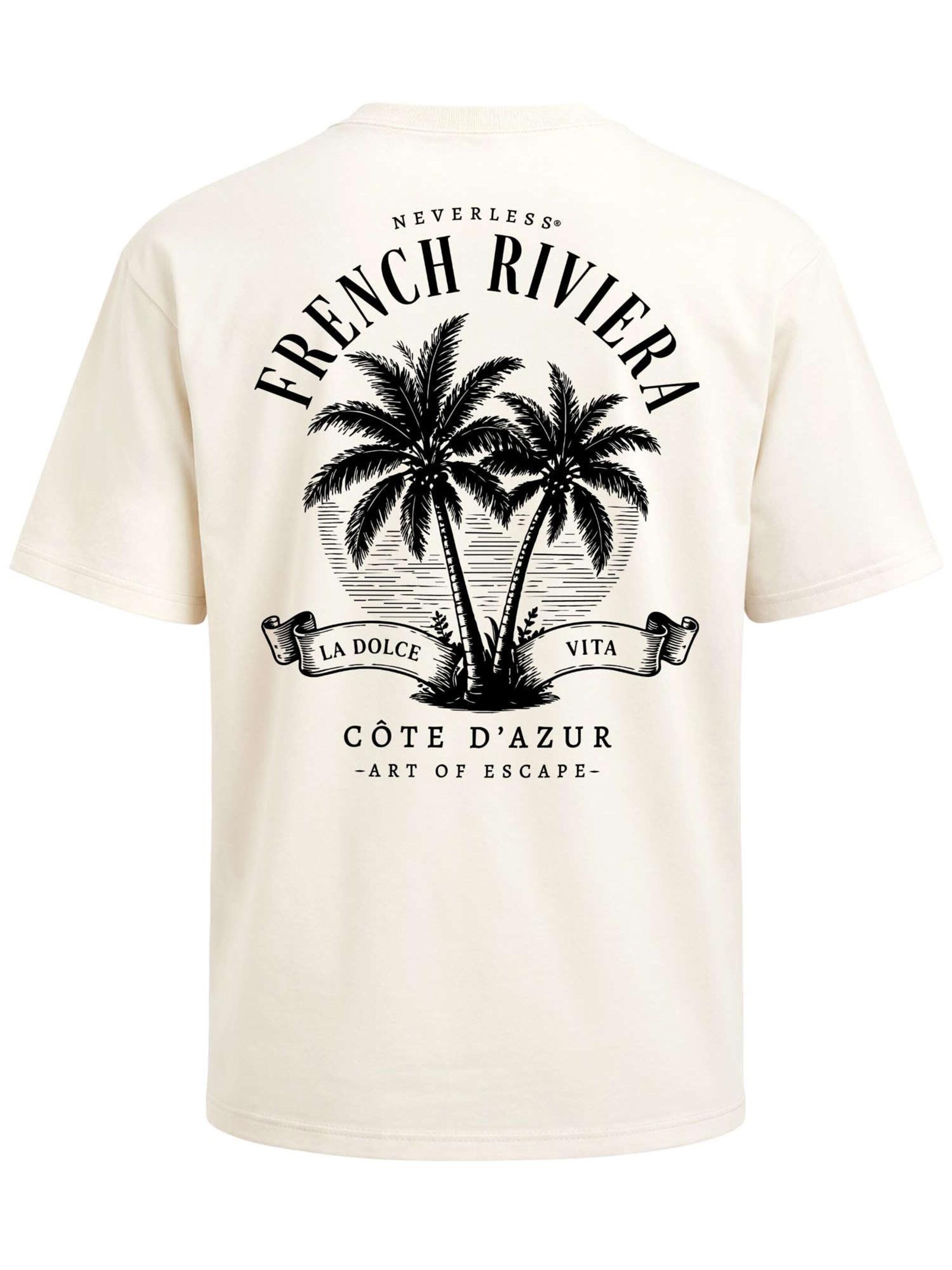 Neverless Shirt 'French Riviera' in Beige