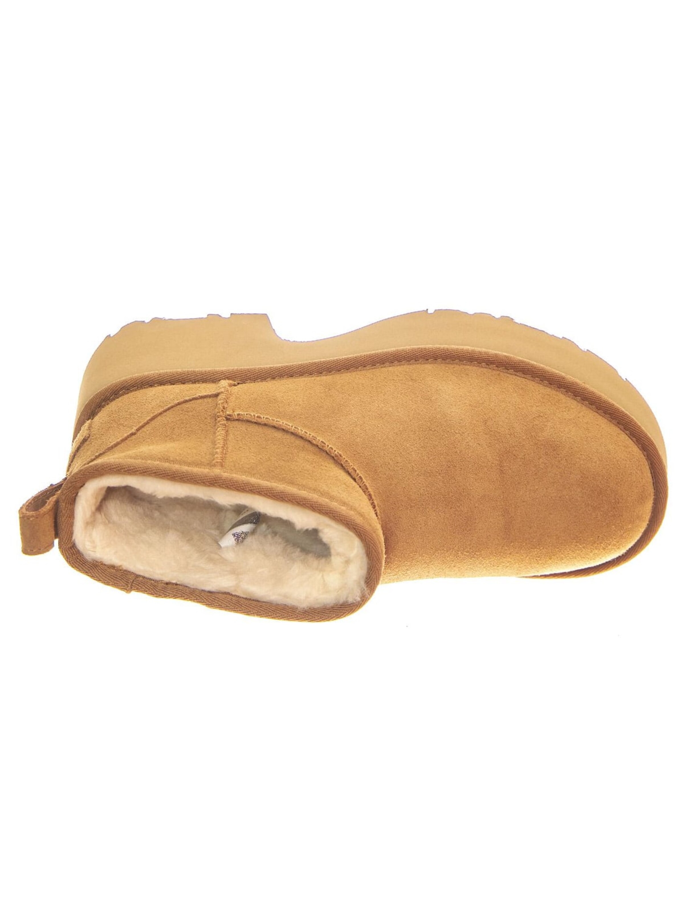 UGG Kozaki 'W Classic Ultra Mini New Heights Chestnut' w kolorze brązowy