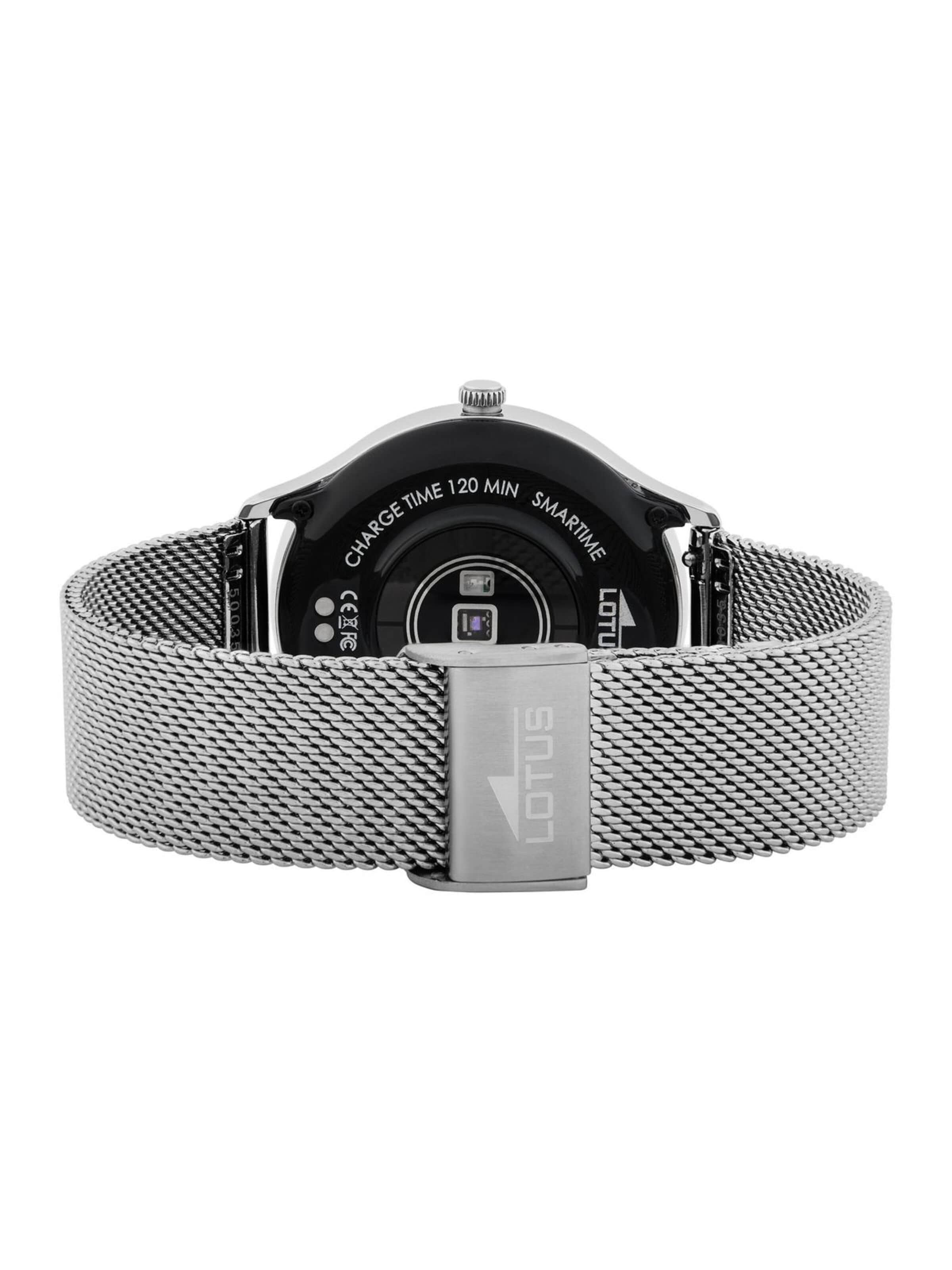 Lotus Digitaal horloge 'Lotus - Smartwatch Smartime - Quartz watch movement - Watch case width: 38.1 mm' in Zilver