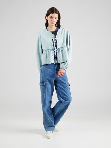 Free People Bluse in Blau