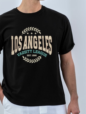 TEESHOPPEN Regular Fit Skjorte ' T-shirts ' i sort