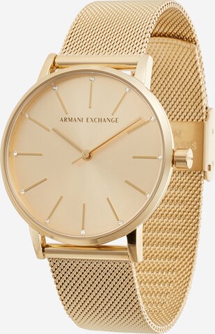 ARMANI EXCHANGE Uhr in Gold: predná strana