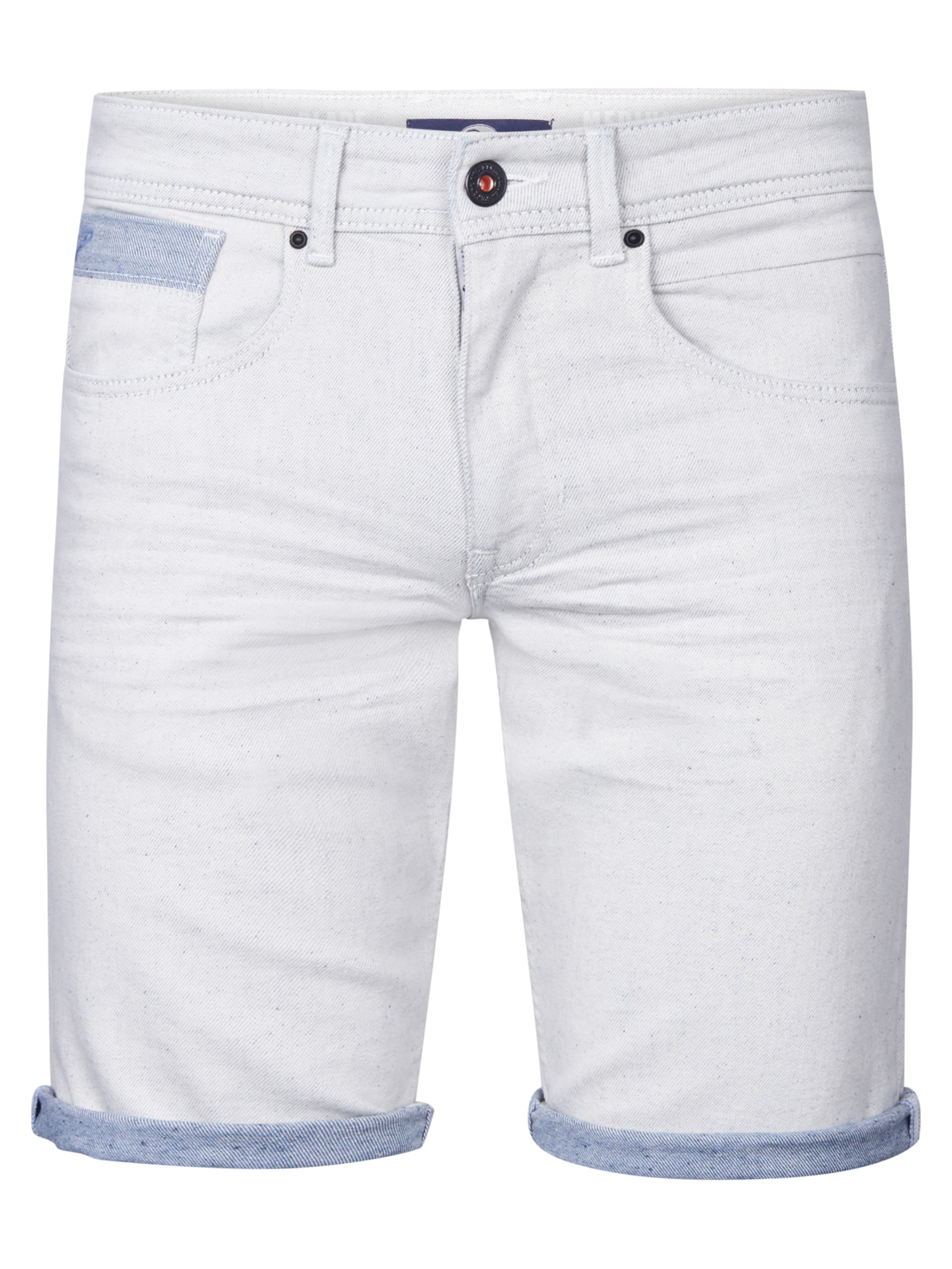 Petrol Industries Regular Trousers 'Clearwaterstone' in White: front