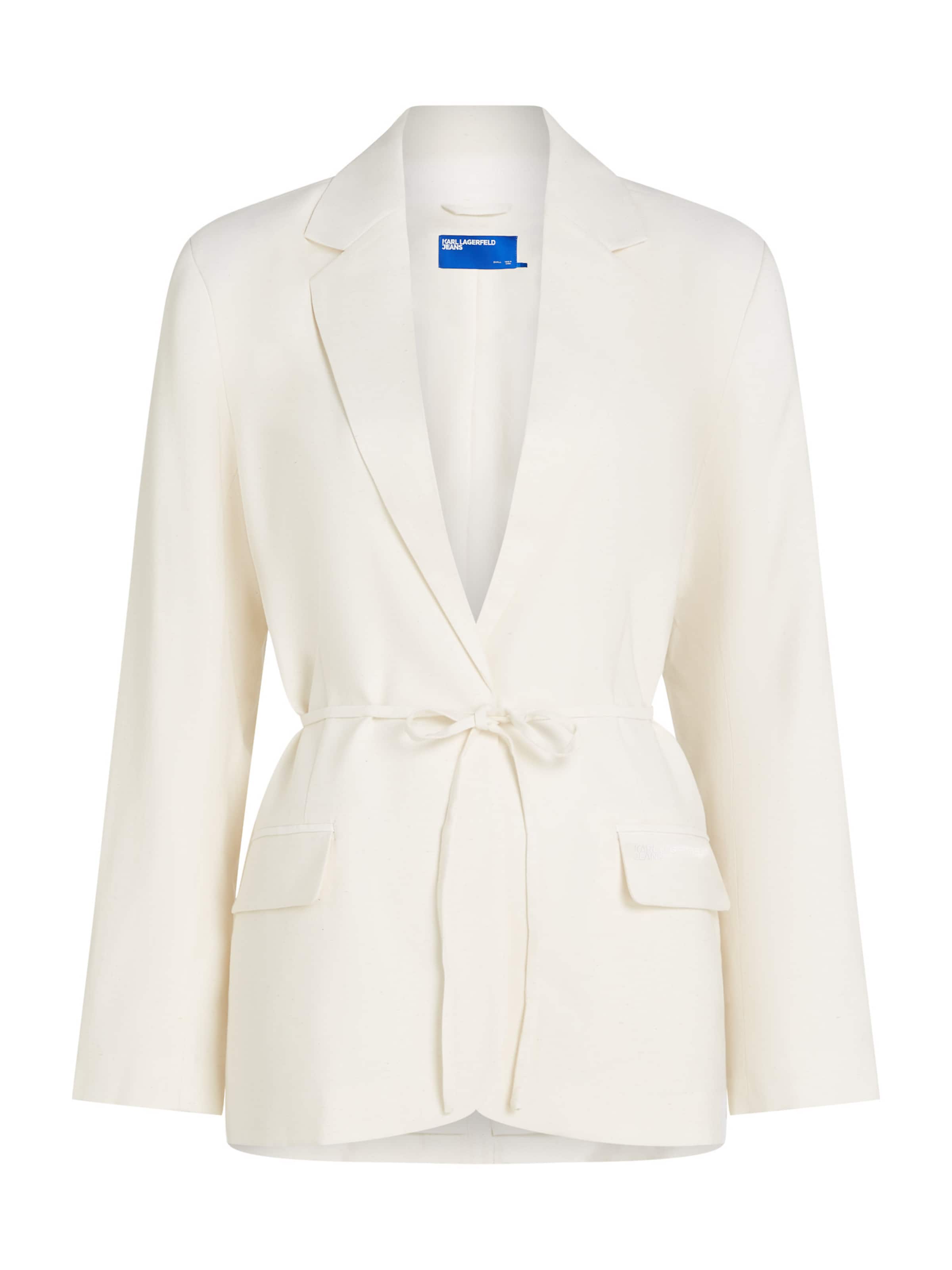 Blazer KARL LAGERFELD JEANS di colore offwhite, Visualizzazione prodotti