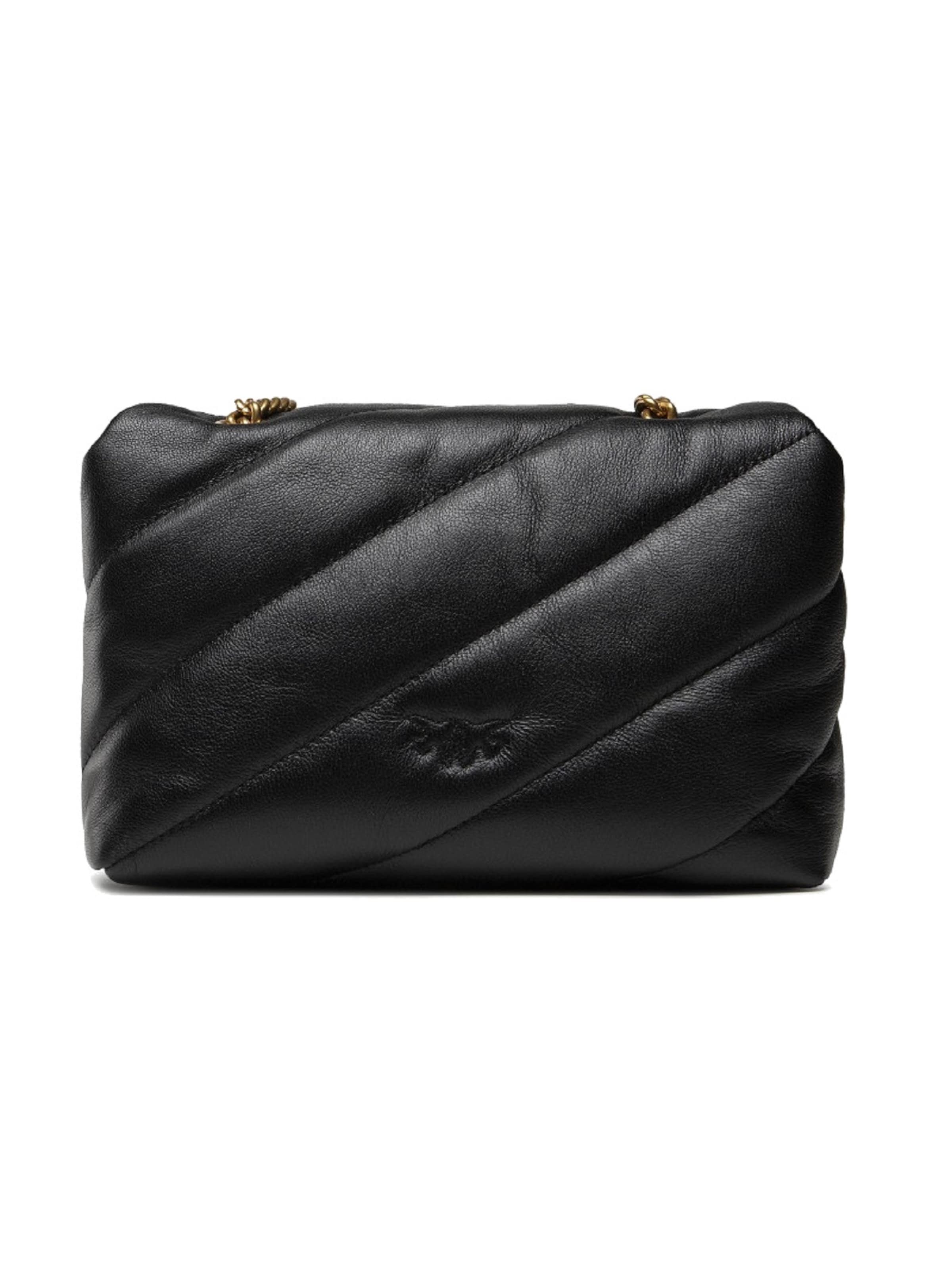 Borsa a spalla '100039 A0F2 Z99Q' di PINKO in nero