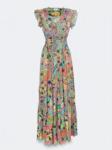 Miss June Dress 'Absinthe' in Mixed colours: front