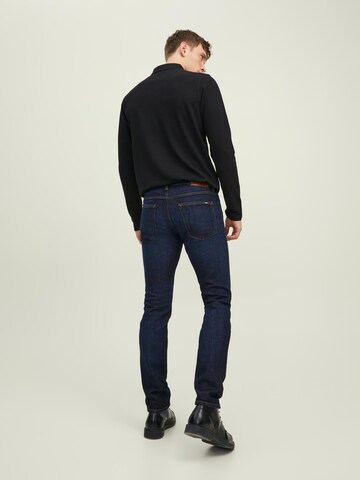 Coupe slim Jean 'Tim Franklin' JACK & JONES en bleu