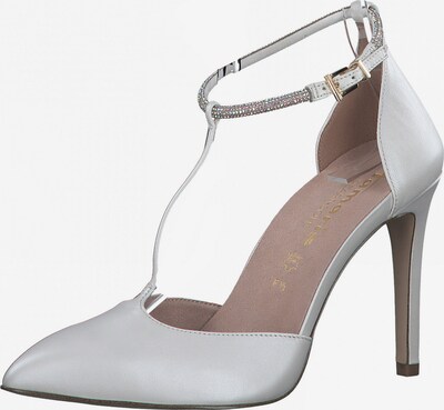 TAMARIS Zapatos con plataforma en plata / blanco, Vista del producto