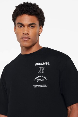 Harlem Soul Shirt 'ROCKY' in Black